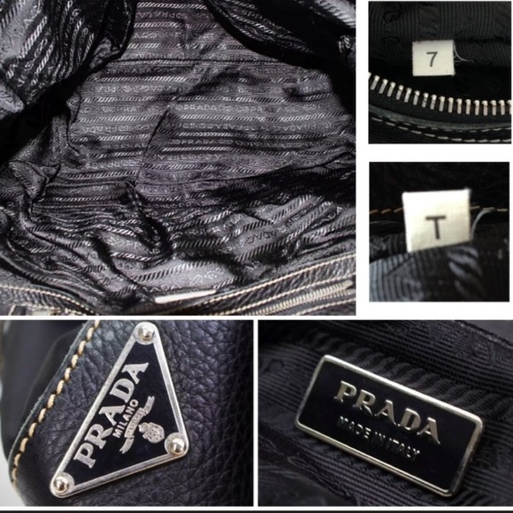🚫SOLD🚫Prada Pattina Tessuto Vitello Daino  Bag - Picture 7 of 8